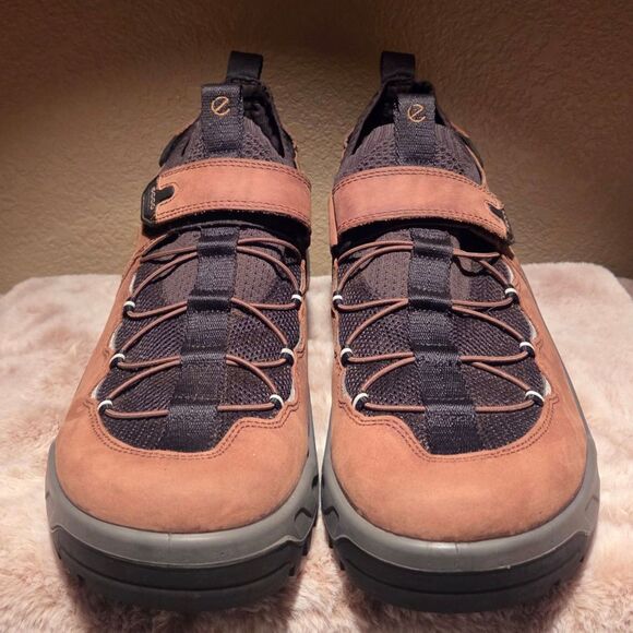 Ecco Mens Offroad Explorer Nubuck Hiking Shoes Size13-13.5 Cocoa Brown Leather main image 6